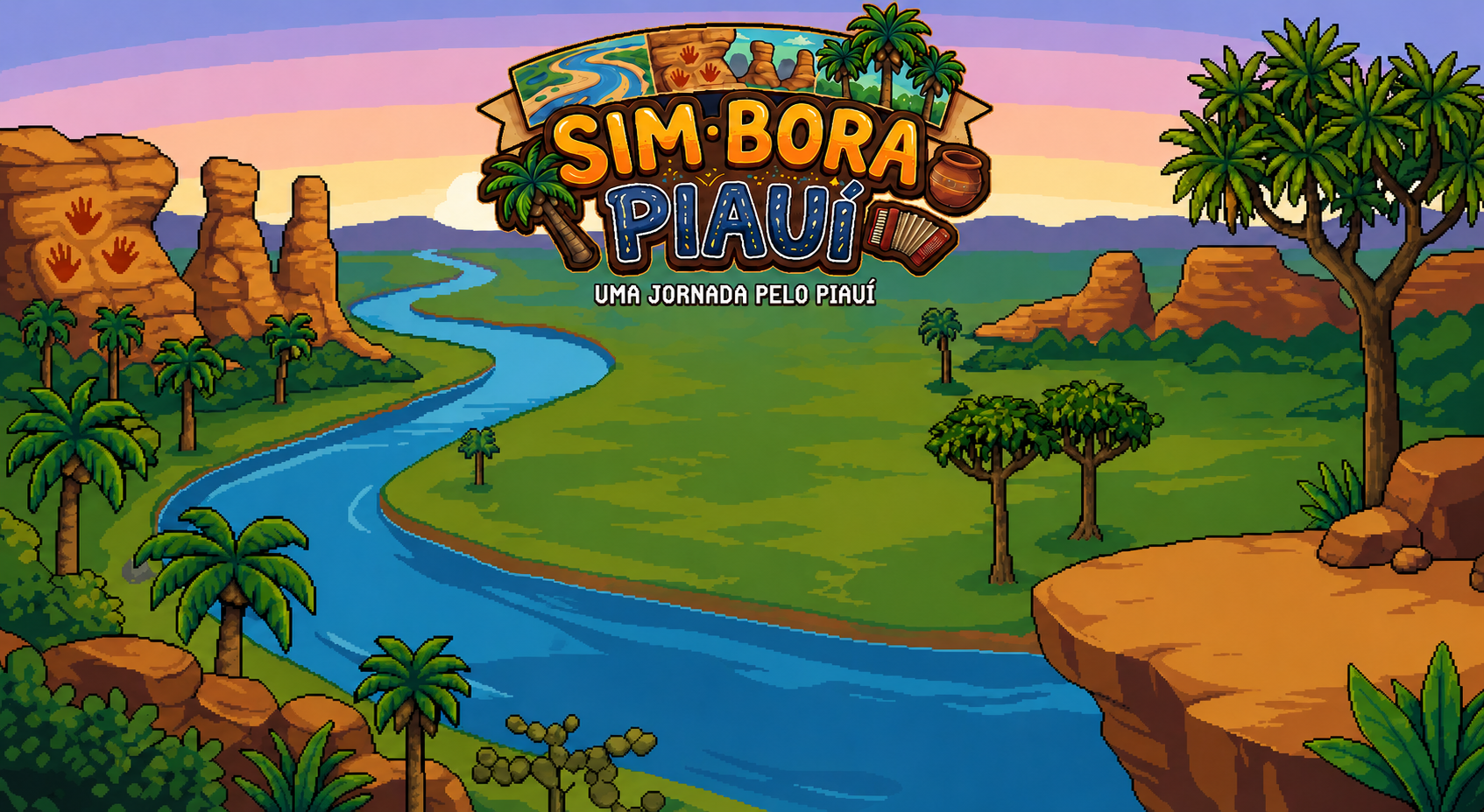 Tela inicial do Sim-Bora Piauí