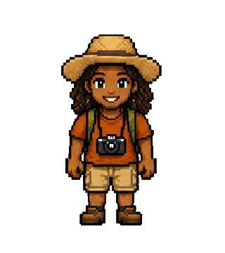 Personagem feminina do Sim-Bora Piauí