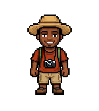 Personagem masculino do Sim-Bora Piauí